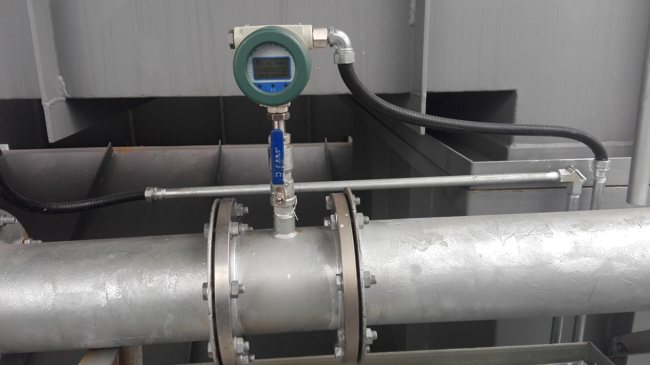 thermal mass flow meter