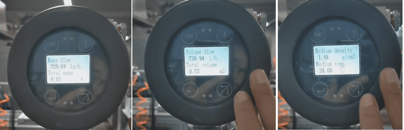 Ροόμετρο Oriolis για μέτρηση ροής πολτού oriolis flow meter for slurry flow measurement